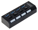 HUB USB 3.0 HUB-USB3.0-1/4 55 cm