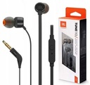 ORIGINÁLNE SLÚCHADLÁ JBL T110 DO EAR, čierne