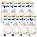 Alpro Nesladený sójový nápoj Set 8x 1L