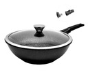 WOK FRY PAN 30 cm HLBOKÁ POKROK Indukcia Plyn