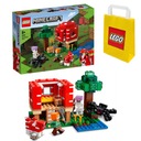 LEGO MINECRAFT 21179 MUSHROOM HOUSE NOVÁ SET + DARČEKOVÁ TAŠKA