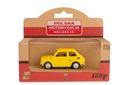 Poľský Fiat 126p FSO Yellow PRL Collection DAFFI Toy Model 1:43