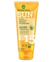 Vodeodolná emulzia na opaľovanie Spf15 Aloe 150 ml