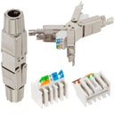 NEKU Barrel modulárny konektor Cat.6A STP 2x RJ45