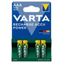 Batéria VARTA 1000mAh R3, 4 ks. Pripravené na použitie