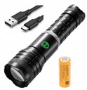 VÝKONNÁ USB TAKTICKÁ LED BATERKA ZOOM CREE MILITARY