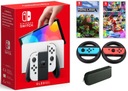 NINTENDO SWITCH OLED SET + PRÍSLUŠENSTVO + 2 HRY