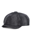 Pánske Baker boy Flat Cap Black Jeans