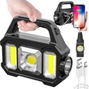 LED TURISTICKÁ LAMPA POWERBANK CAMPING TORCH