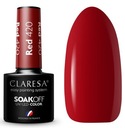 CLARESA UV/LED HYBRID POLISH RED 420