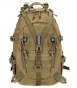 TAKTICKÝ VOJENSKÝ TURISTICKÝ BATOH KHAKI 35L SURVIVAL VOJENSKÝ BATOH