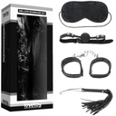 lovetoy Deluxe Bondage Kit - Sada BDSM gadgetov, čierna