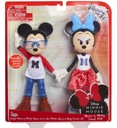 Súprava figúrok Minnie Mouse a Mickey Mouse po 2 kusoch