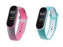 SET 2 XIAOMI STRAP MI BAND 3/4 PERFOROVANÉ FARBY