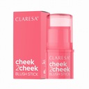 CLARESA CHEEK 2 CHEEK BLUSH Stick BLUSH Stick 02 NEON CORAL 6G