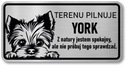 Pozor znamenie York Dog