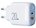 20W RÝCHLA NABÍJAČKA USB-C PRE IPHONE GALAXY QC 3.0