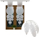 DREAMCATCHER Hotové závesy žakárový panel biely záves 45x130 LEA