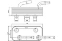 OLEJOVÝ CHLADIČ BMW 3 X3 (E83) Z4 (E85) 1.6-3.0D 1