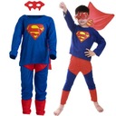 SUPERMAN CHLAPECK OUTFIT KOSTÝM CAPEST 110-122