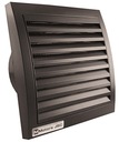 Kúpeľňový ventilátor MM120 BLACK so spätnou klapkou