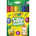 CRAYOLA SILLY SILLY VONNÉ ZNAČOVAČE S BRÚZANÝMI KONCOVKAMI 6 ks. 8197