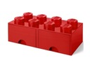 LEGO kontajner so zásuvkami Brick 8 Red