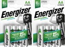 8x ENERGIZER Extreme AA R6 HR6 NH15 batérie 1,2V 2300mAh