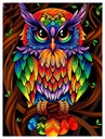 Diamantová výšivka diamantová maľba mozaiky Blue Owl 2 30x40cm Set 5D