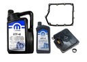 MOPAR ATF+4 5,9L + FILTER MOPAR 62TE + TESNENIE