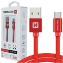 SWISSTEN Kábel USB microUSB kábel 1,2m 3A SILNÝ