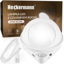 Okrúhla lampa s detektorom pohybu Heckermann DMK-022PL WARM