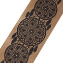 Boho Jacquard Table Runner 44x224 Dream Catcher Black