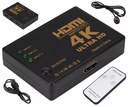 HD28D SPÍNAČ SPLITTER 3x HDMI 4K FULL HD DIAĽK