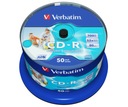 VERBATIM CD-R 700MB X52 50PCS DATALIFE+AZ