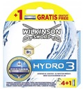 WILKINSON Sword Hydro3 Náhradné holiace žiletky For Him Set 4+1 ks