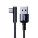 RÝCHLY KÁBEL USB/USB C UHLOVÝ KÁBEL 50CM ZELENÝ