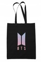 Kpop BTS Army Cotton Shopper taška cez rameno Módna čierna