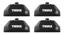 Thule Evo Flush Rail 7106 4-nohý stojan, integrované zábradlie, uzamykateľný