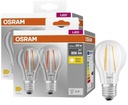 Osram LED žiarovka E27 teplá 2700K 4 ks 6,5W (60W)