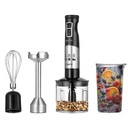 Tyčový mixér - výkonný set 1500W prenosný čierno/šedý inox MPM MBL-34M