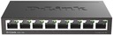 Switch 8 portov D-Link DGS-108 Gigabit metal