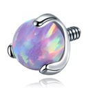 LABRETT MATICA 1,2 MM OPAL OP38 TITANIUM