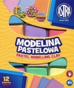 ASTRA Pastelová modelovacia hmota, 12 farieb