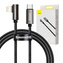 BASEUS STRONG USB-C BLESKOVÝ KÁBEL UHOL 20W 1M ODOLNÝ ODOLNÝ Oplet