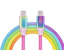 USB C - C kábel 1m 3A 60W Colorful Real-el Store