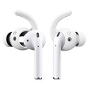 KeyBudz EarBuddyz Ultra silikónové kryty pre AirPods 1/2 biele