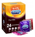 Durex Fun Mix latexové kondómy 24 ks