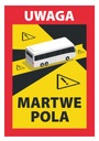 LAMINOVANÁ nálepkaMartwePole Bus Poland 5 KS.