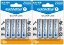 8x BATÉRIE R6 AA 2000mAh PRIPRAVENÉ NA POUŽITIE